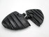 Posapies para motos Negro Chopper (Jgo)